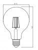 Decor Lumiere ronde led lamp E27 Filament neutraal wit 3000K Helder glas 95mm