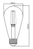 Decor Lumiere Edison led lamp E27 Filament neutraal wit 3000K Helder glas64mm