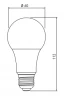 Decor Lumiere ronde led lamp E27 neutraal wit 3000K Helder wit 60mm