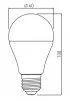 Decor Lumiere ronde led lamp E27 neutraal wit 3000K Helder wit 60mm 6W