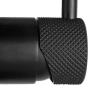 Lorreine Luxx Mersey-Black keukenkraan volledig roestvrijstaal met draaibare uitloop zwart MERSEY-BLACK-XX
