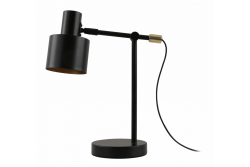 Desk lamp SELVIA II , 5570, max.250V, 50/60Hz, 1*E14, max.25 W, dia.10 cm, IP20, black/gold
