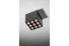 LED fixture ARTEMIDA,20W,1920lm,AC220-240V,50/60 Hz,PF>0,9,Ra≥80,IP20,IK08,4000K,38°,square,black
