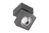 Fixture LED BIANCO , 15W, 1500lm, AC220-240V, 50/60 Hz, PF> 0.5, Ra≥80, IP20, IK06.36 °, 4000K, square, black