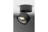 Fixture LED BIANCO , 15W, 1500lm, AC220-240V, 50/60 Hz, PF> 0.5, Ra≥80, IP20, IK06.36 °, 4000K, round, black