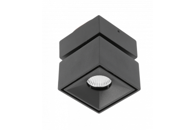 LED luminaire BIANCO CCT, 8W,680lm,AC220-240V,50/60 Hz,Ra≥80,IP20,36°,2700/3300/4000K,square,black