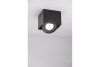 Fixture PIREO N surface mounted, SINGLE, IP20, black/black
