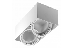 Ceiling light fixture PIREO N surface mounted, double, IP20, white/white