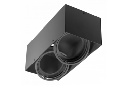 Fixture PIREO N surface mounted, DOUBLE, IP20, black/black