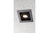 PIREO ceiling luminaire, flush-mounted, SINGLE, black/black