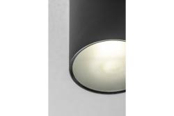 Decor Plafondarmatuur LENTO alum 100x130 IP54 MAX.35W rond grafiet. 1208963924
