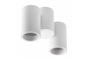 Ceiling luminaire LUPO, aluminum, 17.5x5.6x11.5, IP20, 2*GU10, max. 50W, round, white
