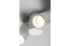 Ceiling luminaire LUPO, aluminum, 17.5x5.6x11.5, IP20, 2*GU10, max. 50W, round, white