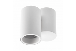 Decor Plafondarmatuur LUPO aluminium 11.6x5.6x11.5 IP20 1*GU10 max. 50W rond wit. 1208963927