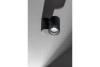Ceiling luminaire LUPO, aluminum, 11.6x5.6x11.5, IP20, 1*GU10, max. 50W, round, black