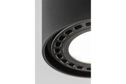 Decor Plafondarmatuur SAKURA alum. 120x85 IP20 ES111 GU10 rond zwart. 1208963989