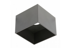 Ceiling fixture SAKURA,alum.,120x120x85,IP20,ES111,GU10,square,black