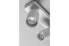 Ceiling luminaire SANTO BIS, aluminium, IP20, max. 20W*2, double, round, white