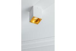 Decor Plafondarmatuur TENSA alum. 90x90x140 IP20 GU10 vierkant wit. 1208964021