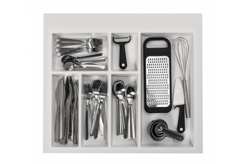 Decor Cutle Bestekbakken Inzet voor Keukenlade 600 Wit 1208966377