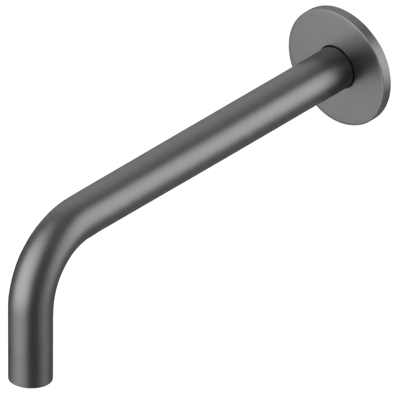 Waterevolution Flow afbouwdeel uitloop wastafelkraan 15 cm PVD geborsteld gun metal T167515GME
