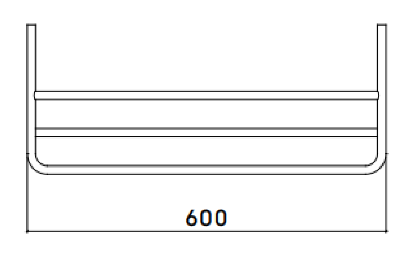 Waterevolution flow handdoekhouder chroom A11801