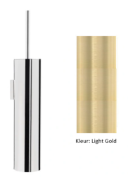 Waterevolution Flow toiletborstelset wand PVD Light Gold A241WGE