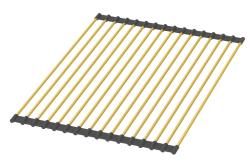 Pure.Sink Prestige rolmat spoelbak Goud PPGRM40-60