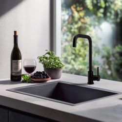 Pure.Sink Elite Steel Pure keukenkraan Mat zwart PS8010-10