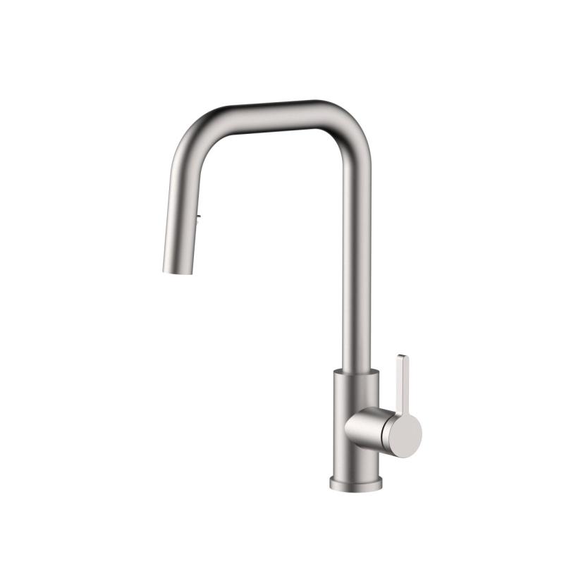 Pure.Sink Elite Steel Crystal-S keukenkraan RVS met uittrekbare uitloop PS8050-02