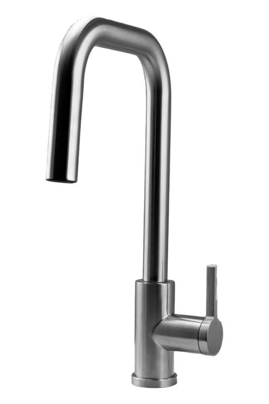 Pure.Sink Elite Steel Crystal-S keukenkraan RVS met uittrekbare uitloop PS8050-02