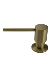 Pure.Sink Elite Steel Shine inbouw Zeepdispenser PVD geborsteld goud van boven navulbaar PS9010-60