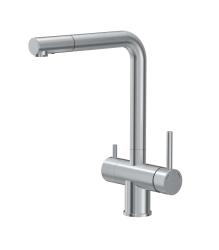 Quadri Ellesmere Keukenmengkraan RVS 3-weg met extra aansluiting voor gefilterd water 1208967782