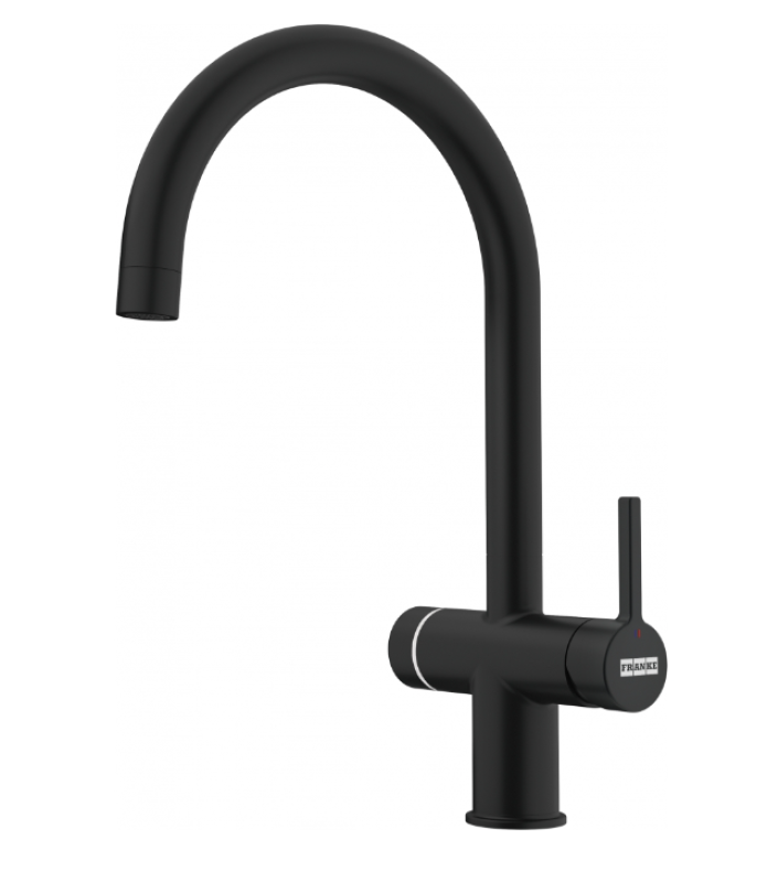 Franke Maris water hub 7L boiler 3-1 met Touch electronische kokend water kraan mat zwart met waterhub mengset 1208967855