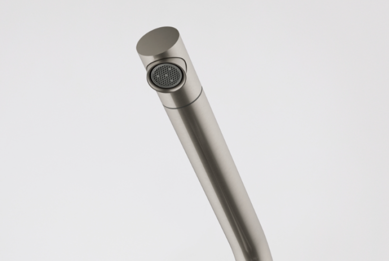 Franke Active Twist Eenhendel Mengkraan RVS met Vaste Uitloop en Geïntegreerde Waste Bediening 115.0653.504