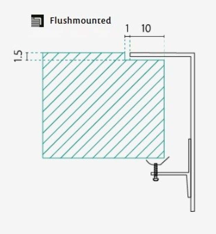 Banka IB1530 RVS Spoelbak 168 x 318 mm Opbouw en Vlakinbouw 1208970043
