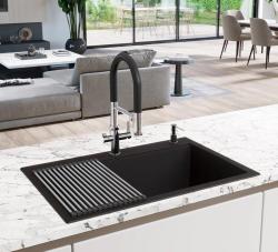 Ausmann Claridge 3-Weg Keukenmengkraan met Flexibele Uitloop en Gefilterd Water – Chroom - 1208970091