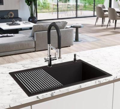 Ausmann Claridge 3-Weg Keukenmengkraan met Flexibele Uitloop en Gefilterd Water – RVS - 1208970505