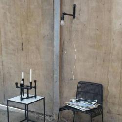 Outlet Wand Lamp Pipe Zwart Industrial by House Doctor Cb0205b