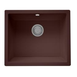 GraniteMy Universal granieten café spoelbak 50x40 cm onderbouw met rvs plug 1208967227