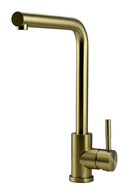 Pure.Sink Prestige  Combinatieset Gouden spoelbak 50x40 cm met Gouden Keukenkraan 1208970764
