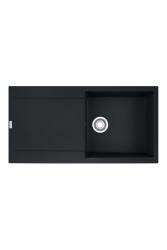 Franke Maris MRG 611-97 Fragranite Mat Zwart Spoelbak 97 x 50 cm Opbouw met Afdruipgedeelte 114.0628.967