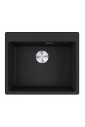 Franke Maris MRG 610-50 TL Fragranite Mat Zwart Spoelbak Opbouw met Kraangatbank  114.0668.630