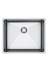 Franke Bolero Plus New R10 B2X 210-50-40 RVS Spoelbak Vlakinbouw,  onderbouw en opbouw 50x40 cm 127.0728.977