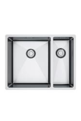Franke Bolero Plus New R10 B2X 260-34-16 BL 1,5 Anderhalve RVS Spoelbak Vlakinbouw, onderbouw en opbouw56x45 cm 127.0733.339