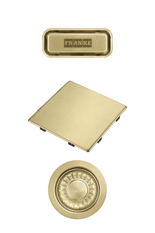 Franke Kubus 2.0 kleurset Afvoerset Goud 1208970836