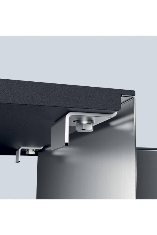 Foster Phantom Slimline RVS Spoelbak 71x40cm Onderbouw voor keramische aanrechtbladen 1208971121