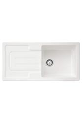 Ausmann Ceramic Sylva Keramische Witte  Spoelbak Opbouw  met Afdruipgedeelte 1000 x 500 mm 1208971124