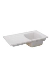Ausmann Ceramic Crest Keramische Witte Spoelbak met Afdruipgedeelte 850 x 500 mm  1208971130