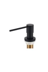 Ausmann Lirio Inbouw Zeepdispenser Zwart mat van boven navulbaar 1208971202